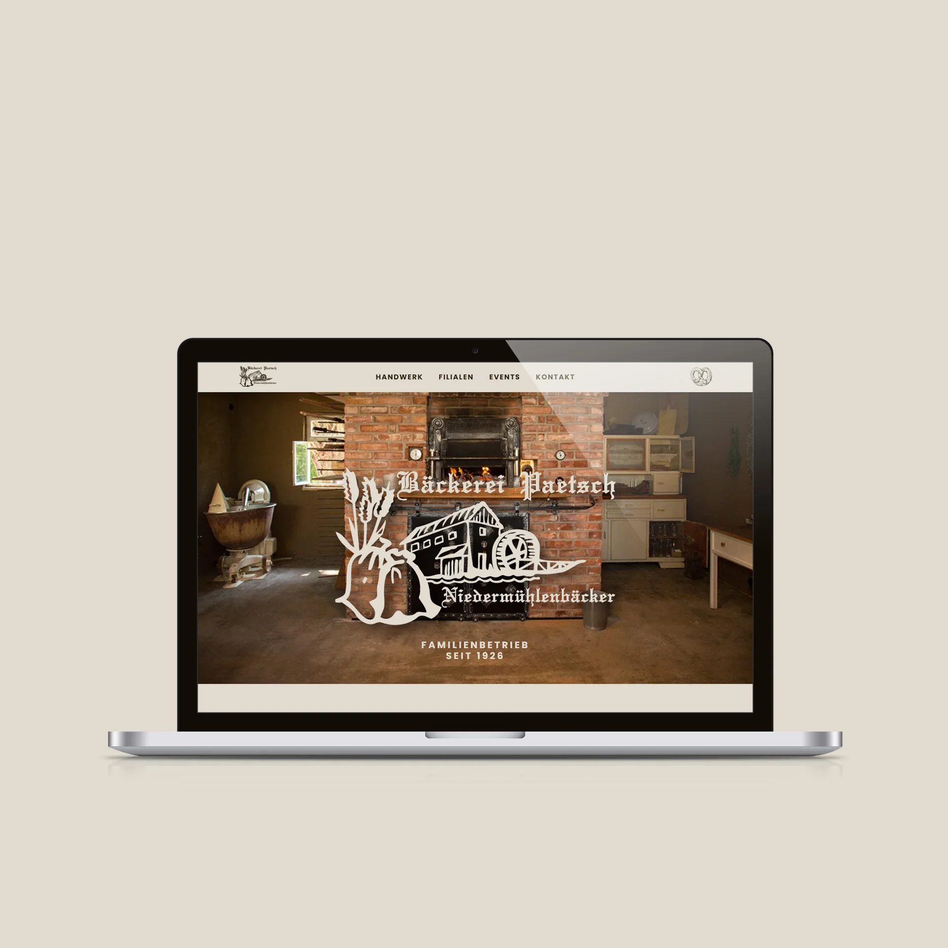 Webdesign für Bäckerei Paetsch